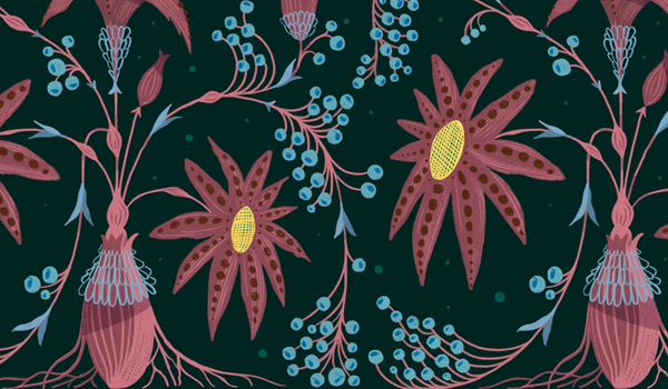 Pattern-design-illustration-bloomer-doomer-by-illustrator-vesa-matti-juutilainen