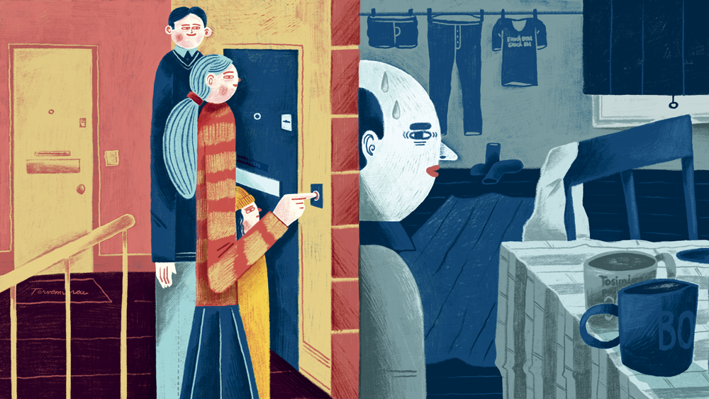 Helsingin Sanomat Editorial illustration by Vesa-Matti Juutilainen